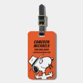 pinda's | Spike Smiling Bagagelabel (Voorkant verticaal)