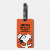 pinda's | Spike Smiling Bagagelabel (Achterkant verticaal)