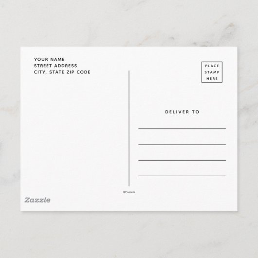 pinda's | Spike Smiling Briefkaart (Achterkant)