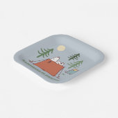 pinda's | Steigertenten voor snoep en bossen Papieren Bordje (Gebogen)