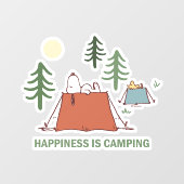 pinda's | Steigertenten voor snoep en bossen Raamsticker (Vel)