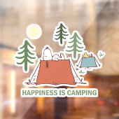 pinda's | Steigertenten voor snoep en bossen Raamsticker (Vel 2)