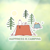 pinda's | Steigertenten voor snoep en bossen Raamsticker (Vel 3)