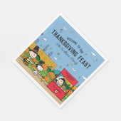 pinda's | Thanksgiving Charlie Brown | Naam toevoe Servet (Hoek)