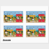 pinda's | Thanksgiving Charlie Brown Rechthoekige Sticker (Vel)