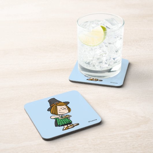 pinda's | Thanksgiving Peppermint Patty Bier Onderzetter (Rechterzijde)