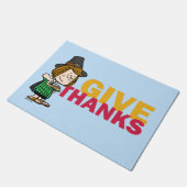 pinda's | Thanksgiving Peppermint Patty Deurmat (Schuin)