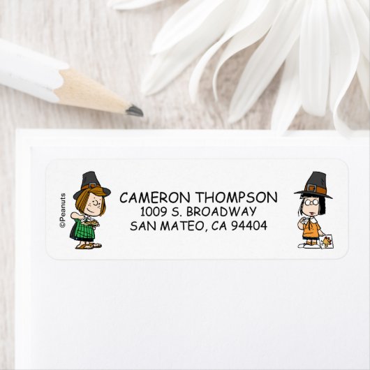 pinda's | Thanksgiving Peppermint Patty Etiket (Insitu)