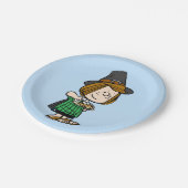 pinda's | Thanksgiving Peppermint Patty Papieren Bordje (Gekanteld)