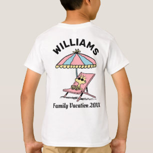 pinda's   Vacature van de familie Woodstock-Beach T-shirt