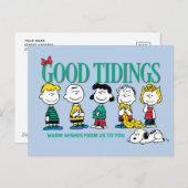 pinda's | Vakantiedagen Feestdagenkaart (Voorkant / Achterkant)