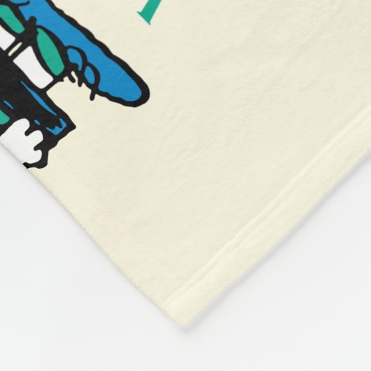 pinda's | Vakantiedagen Fleece Deken (Hoek)