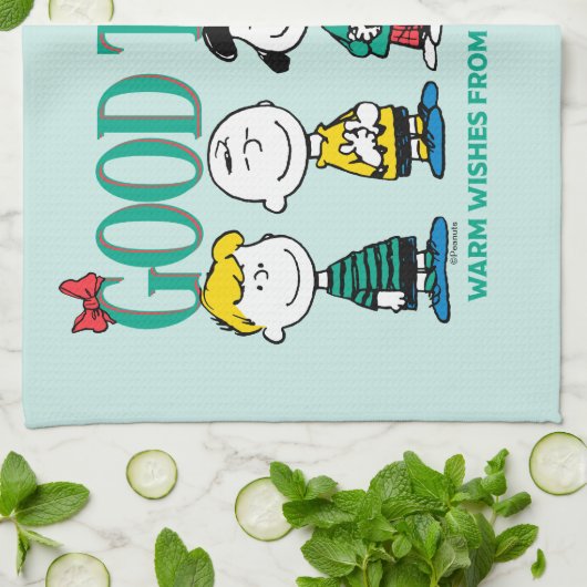 pinda's | Vakantiedagen Theedoek (Gevouwen)