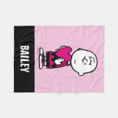 pinda's | VALENTIJNSDAG | Charlie Brown Fleece Deken (Voorkant (Horizontaal))