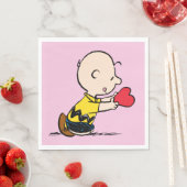 pinda's | Valentijnsdag Charlie Brown Red Heart Servet (Insitu)