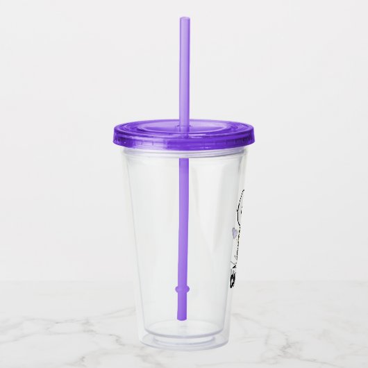 pinda's | VALENTIJNSDAG | Charlie Brown & Snoopy Acryl Drinkbeker (Rechts)