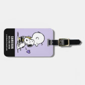 pinda's | VALENTIJNSDAG | Charlie Brown & Snoopy Bagagelabel (Voorkant horizontaal)