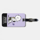 pinda's | VALENTIJNSDAG | Charlie Brown & Snoopy Bagagelabel (Achterkant horizontaal)