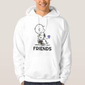 pinda's | VALENTIJNSDAG | Charlie Brown & Snoopy Hoodie (Voorkant)