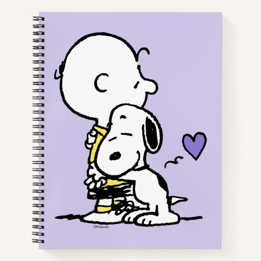 pinda's | VALENTIJNSDAG | Charlie Brown & Snoopy Notitieboek (Voorkant)