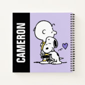pinda's | VALENTIJNSDAG | Charlie Brown & Snoopy Notitieboek (Achterkant)