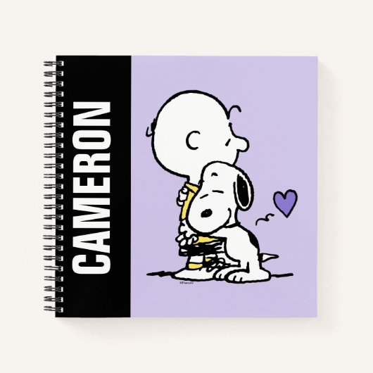 pinda's | VALENTIJNSDAG | Charlie Brown & Snoopy Notitieboek (Voorkant)
