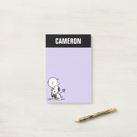 pinda's | VALENTIJNSDAG | Charlie Brown & Snoopy Post-it® Notes (Op bureau)