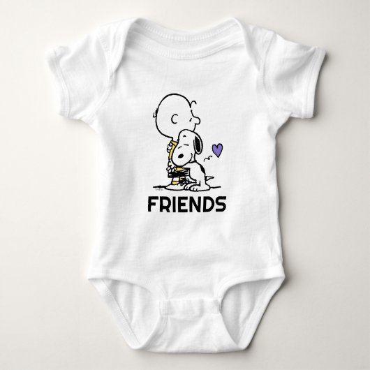 pinda's | VALENTIJNSDAG | Charlie Brown & Snoopy Romper (Voorkant)