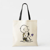 pinda's | VALENTIJNSDAG | Charlie Brown & Snoopy Tote Bag (Achterkant)