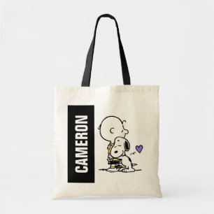 pinda's   VALENTIJNSDAG   Charlie Brown & Snoopy Tote Bag