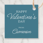 pinda's | Valentijnsdag Charlie Brown Valentijn Bedankjes Labels (Achterkant)