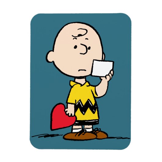 pinda's | Valentijnsdag Charlie Brown Valentijn Magneet (Verticaal)