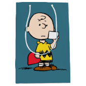 pinda's | Valentijnsdag Charlie Brown Valentijn Medium Cadeauzakje (Voorkant)