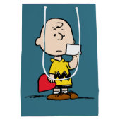 pinda's | Valentijnsdag Charlie Brown Valentijn Medium Cadeauzakje (Achterkant)