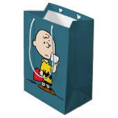 pinda's | Valentijnsdag Charlie Brown Valentijn Medium Cadeauzakje (Achterkant Gekanteld)