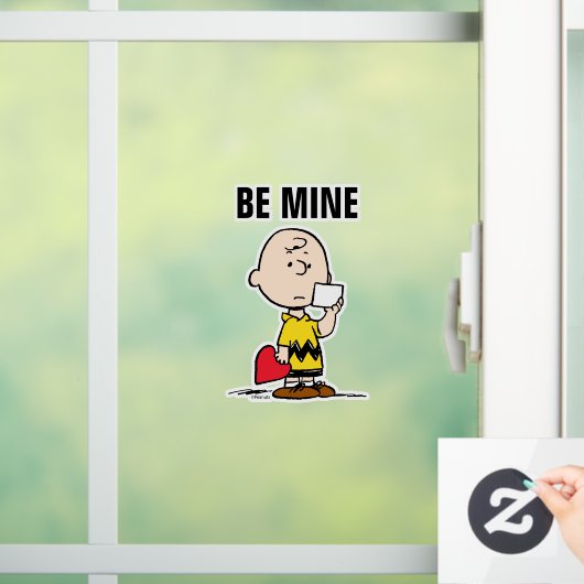 pinda's | Valentijnsdag Charlie Brown Valentijn Raamsticker (Huis)