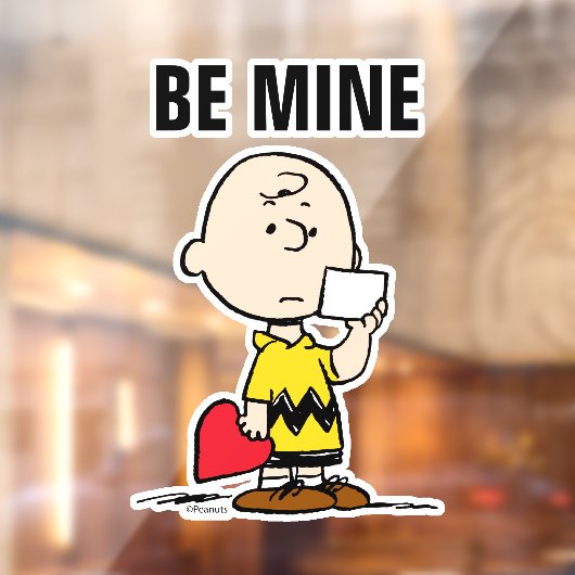 pinda's | Valentijnsdag Charlie Brown Valentijn Raamsticker (Vel 2)