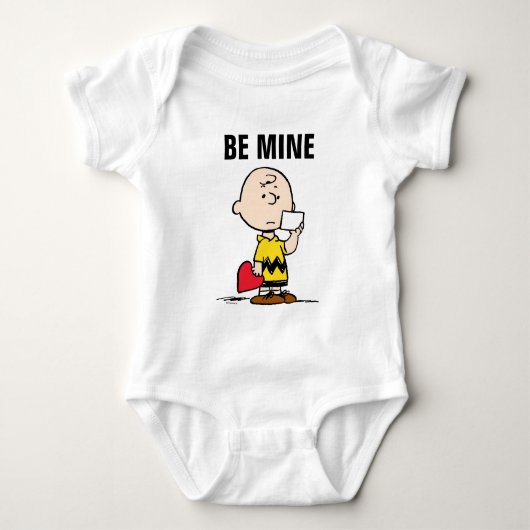 pinda's | Valentijnsdag Charlie Brown Valentijn Romper (Voorkant)