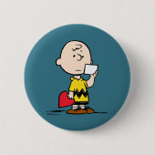 pinda's | Valentijnsdag Charlie Brown Valentijn Ronde Button 5,7 Cm (Voorkant)