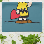 pinda's | Valentijnsdag Charlie Brown Valentijn Theedoek (Gevouwen)