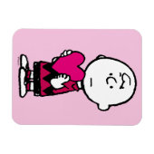 pinda's | VALENTIJNSDAG | Heart Charlie Brown Magneet (Horizontaal)