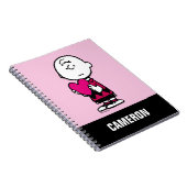 pinda's | VALENTIJNSDAG | Heart Charlie Brown Notitieboek (Rechterzijde)