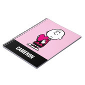 pinda's | VALENTIJNSDAG | Heart Charlie Brown Notitieboek (Linkerzijde)
