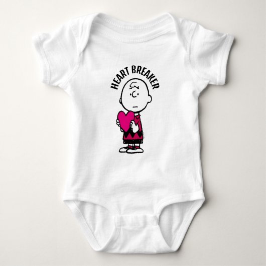 pinda's | VALENTIJNSDAG | Heart Charlie Brown Romper (Voorkant)