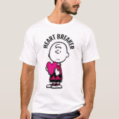 pinda's | VALENTIJNSDAG | Heart Charlie Brown T-shirt (Voorkant)