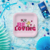 pinda's | VALENTIJNSDAG | Hout Papieren Bordje (Feest)