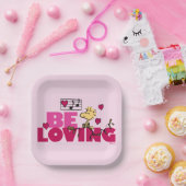 pinda's | VALENTIJNSDAG | Hout Papieren Bordje (Feest)