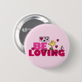 pinda's | VALENTIJNSDAG | Hout Ronde Button 5,7 Cm (Voorkant /achterkant)