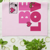 pinda's | VALENTIJNSDAG | Hout Theedoek (Gevouwen)