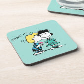 pinda's | VALENTIJNSDAG | Lucy & Schroeder Kiss Bier Onderzetter (Linkerzijde)